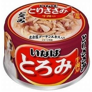 いなば 犬用 とろみ とりささみ 牛肉入り 80g D-71 1ケース48個セット