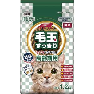 イースター 日本猫 毛玉すっきり 高齢期用 まぐろ＆かつお味 1.2kg 1ケース6個セットの商品画像