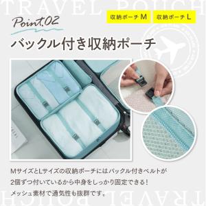 トラベルポーチ 圧縮 旅行 セット 収納 小物...の詳細画像3