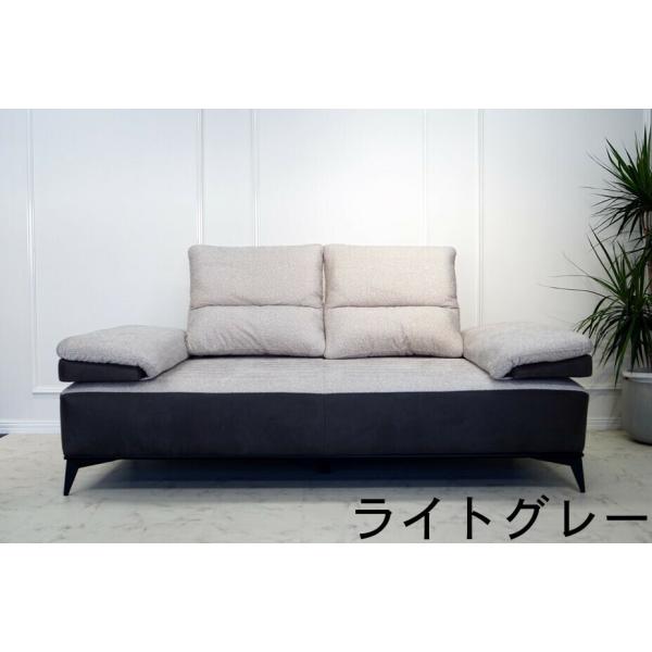 PRAD 　2人用　3人用ソファ　ライトグレー　トルコ製