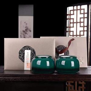 灰の大人のための壷 小さな火葬葬儀の人間の遺体 2つの小さな灰の手作りセラミックお土産セット