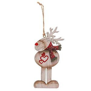 ROOYA BABY Direct-JP クリスマスツリー 壁掛け エルクオーナメント 飾り 木製工芸品 壁 ドア ぶら下げクラフト 撮影
