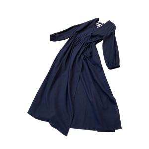 ネイビー カシュクール ワンピース 季節を問わ...の詳細画像5