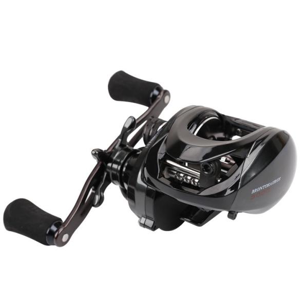 ベイトリール 左手用 10kg対応 ADC耐腐食性金属フレーム 釣り ルアー 左ハンドル 小型11軸...