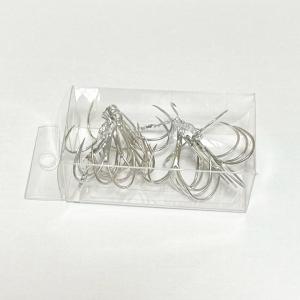 太刀魚四本鈎 アシストフック（10枚組）M(16#) 太刀魚 ジグ用アシストフック 太刀魚針 太刀魚ジギング カットウ針 太刀魚フックク