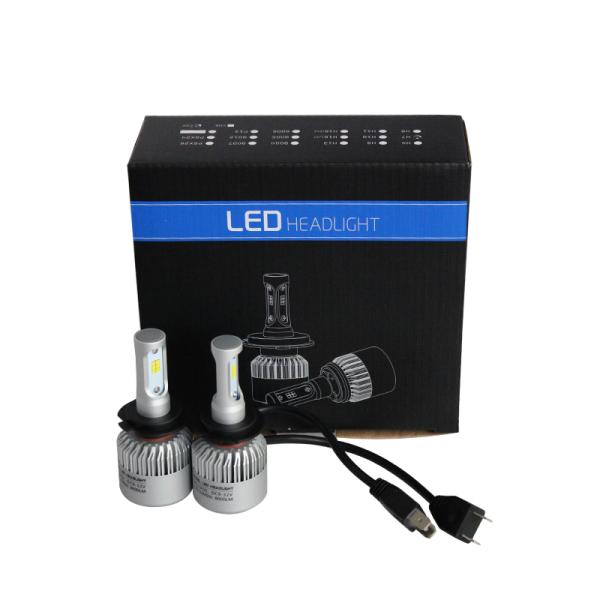 LED ヘッドライト H7 CSP全面発光チップ フォグランプ兼用 36W 6500K 一体型設計(...