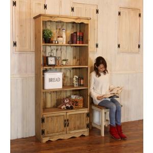 2段スタンドラック ハートのくりぬき 34×28×60cm / RRA-1 : カントリー