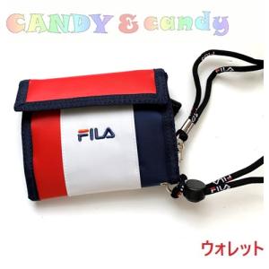 男女兼用！FILA折り財布 ・マジックテープ≪メール便対応≫｜candy-candy