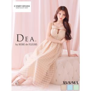 【DEA. by ROBE de FLEURS/ディアバイローブドフルール】チェック/ ジッパー/ キャミ/ フレア/ ミディドレス/ ロングドレス/ キャバドレス/ ワンピース [DE2986]｜candy-dressshop