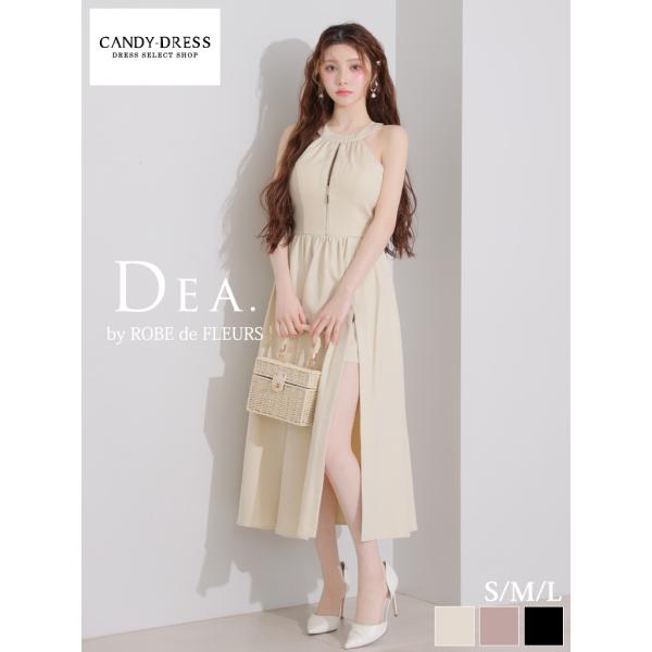 【DEA. by ROBE de FLEURS】ラメ/ ジッパー/ アメスリ/ ホルター/ 背中あき...