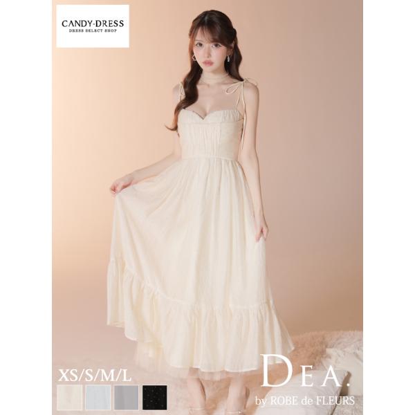 【DEA. by ROBE de FLEURS/ディアバイローブドフルール】ドット/ キャミ/ フレ...