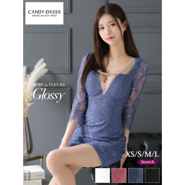 ROBE de FLEURS Glossy / ローブドフルールグロッシー フラワーレース×バストシ...