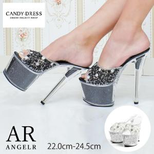 17cmヒール】【22.0cm〜24.5cm】 Angel R / エンジェルアール フラワー