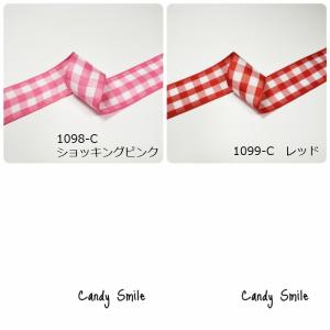 チェックリボン 25mmの詳細画像3