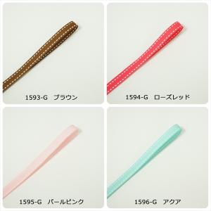 高密度グログランリボン ステッチ 幅10mmの詳細画像3