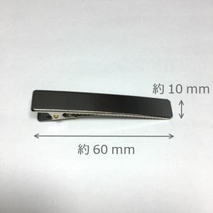 ワニ口 ヘアクリップM(ストレートタイプ)【1...の詳細画像1