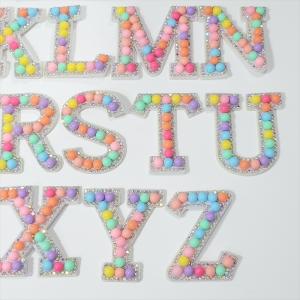 ワッペン アルファベット(U〜Z) カラーボールの詳細画像4