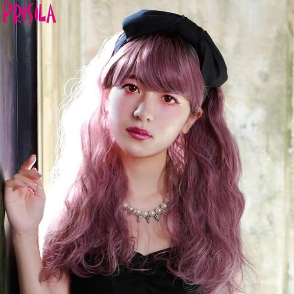 ウィッグ カラーウィッグ フルウィッグ グラデーションカラーウィッグ キャンディウェーブロング CT...