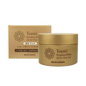 医薬部外品 Toami(トアミ) リンクレスホワイトオールインワンジェル 100g (定形外郵便送料無料) 薬用 スキンケア 美白 シワ しみ そばかす メラニン 化粧水｜candy