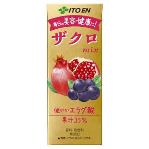 二つのざくろ 伊藤園（ITO EN） ザクロmix 200ml×48本 (24本×2ケース) 紙パック