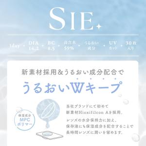 SIE.(シー) クリア ワンデー 1箱30枚...の詳細画像3