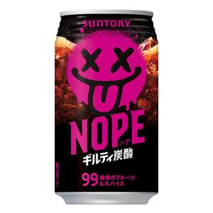 サントリー NOPE ギルティ炭酸 340ml缶 24本 (全国一律送料無料) 炭酸飲料 ノープ ギルティ炭酸 フルーツ スパイス フレーバー
