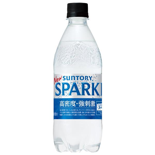 サントリー天然水 SPARKLING 500mlPET 24本 (全国一律送料無料) 炭酸水 ミネラ...