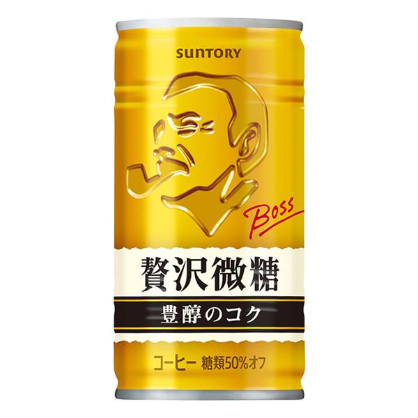 サントリー ボス 贅沢微糖 185g缶 30本 (全国一律送料無料) BOSS コーヒー 微糖 特別...