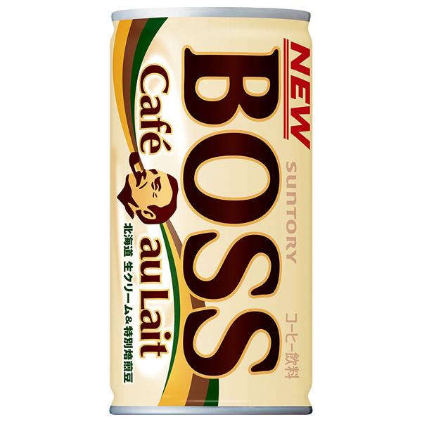 サントリー ボス カフェオレ 185g缶 30本 (全国一律送料無料) BOSS コーヒー 北海道産...