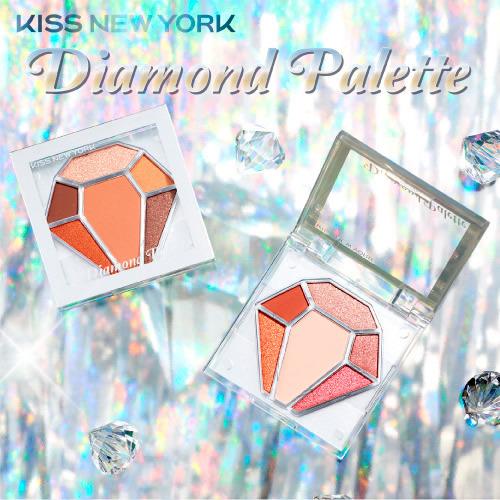 キスニューヨーク ダイヤモンドパレット KISS NEW YORK アイシャドウ パレット アイメイ...