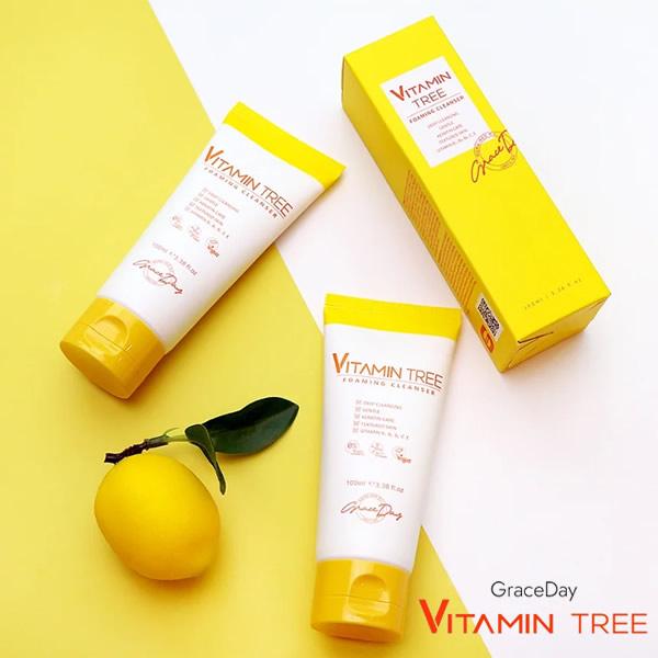 グレイスデー ビタミンツリー フォーミングクレンザー 100ml クレンジング ナイアシンアミド ビ...