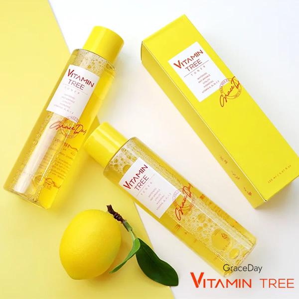 グレイスデー ビタミンツリー トナー 150ml (定形外郵便送料無料) 化粧水 美容 ナイアシンア...