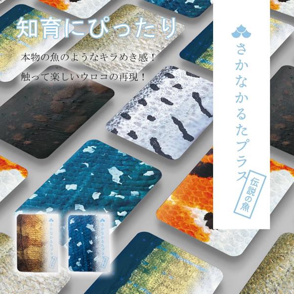 さかなかるたプラス【伝説の魚版・海の釣魚版】かるた 魚 知育 カードゲーム 玩具 教育 おもちゃ お...