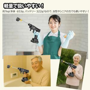 新型コードレス式 高圧洗浄機 プラス (送料無...の詳細画像4
