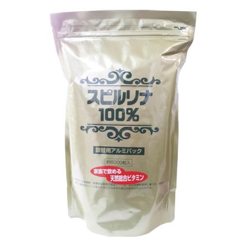 スピルリナ100％ 6000粒 詰替用 発売元：ジャパンアルジェ スピルリナ 海洋深層水
