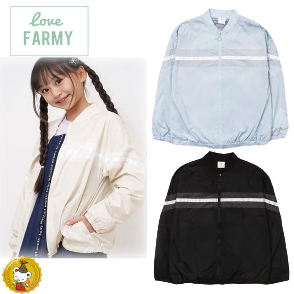 ラブファーミー・キラキラテープMA1　ジャケット・ウインドブレーカー（150cm)（love FAR...