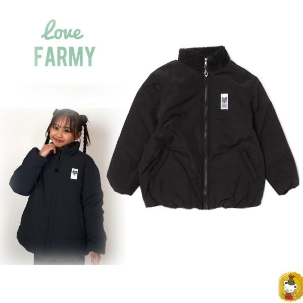 ラブファーミー・襟ボアブルゾン（150cm)（love FARMY・シシュノン）女の子・子供服・ジュ...