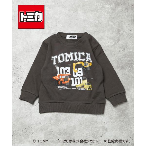 TOMICA トミカ×ディラッシュ こうじげんばのはたらくくるまトレーナー / DILASH（90c...