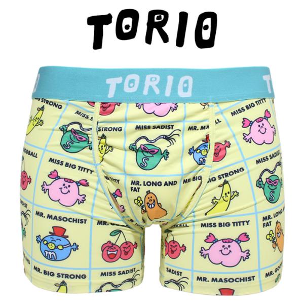 TORIO トリオ ボクサーパンツ Mr&amp;Msフルーツ メンズ 下着 2501010