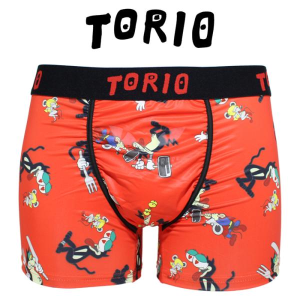 TORIO トリオ ボクサーパンツ ネコ メンズ 下着 2501018