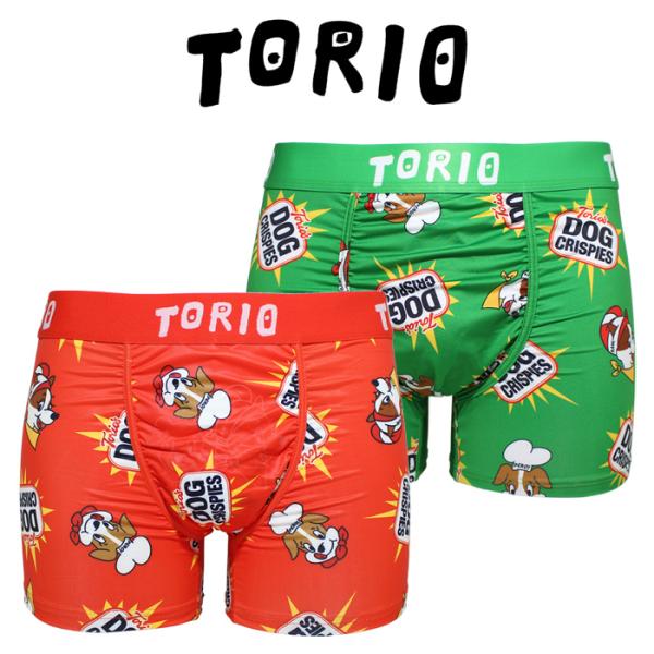 TORIO トリオ ボクサーパンツ ドッグクリスピー メンズ 下着 2501001 2501017
