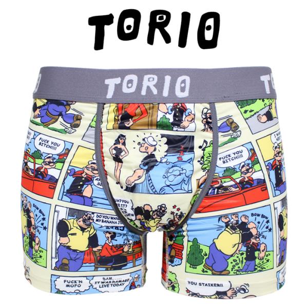 TORIO トリオ ボクサーパンツ 水兵さん メンズ 下着 2501016