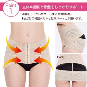 腰痛ベルト 骨盤ベルト 骨盤矯正 グッズ ショ...の詳細画像4