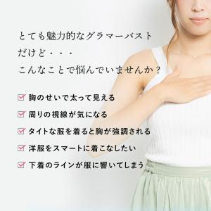胸を小さく見せるブラ ノンワイヤー 胸を小さく...の詳細画像4