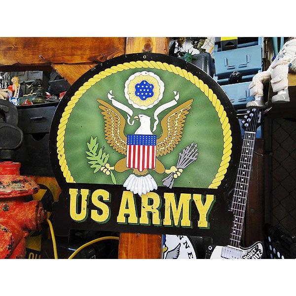U.S.アーミーエンブレム　U.S.ヘヴィースチールサイン アメリカ雑貨 アメリカン雑貨