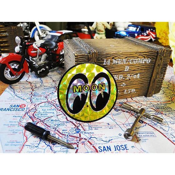 ムーンアイボール　アイボールステッカー　（SSサイズ/プリズムタイプ）　アメリカン雑貨　アメリカ雑貨