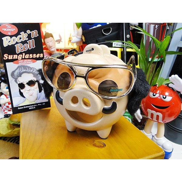 ロックンロールキング　サングラス　（もみあげ付き）　アメリカン雑貨　アメリカ雑貨