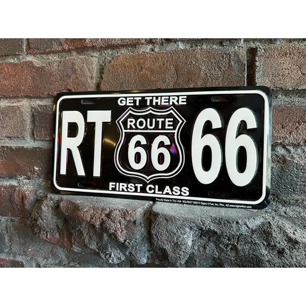 ルート66　ライセンスプレート　（RT66）　アメリカ雑貨　アメリカン雑貨
