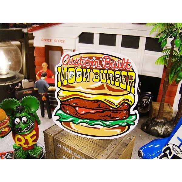 ムーンバーガー　ステッカー アメリカ雑貨 アメリカン雑貨 車 シール ブランド