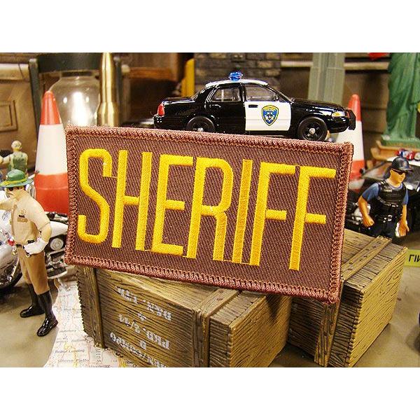 アメリカンポリス　ワッペン　（シェリフ）　アメリカ雑貨　アメリカン雑貨　アイロン　ブランド　アメリカ...